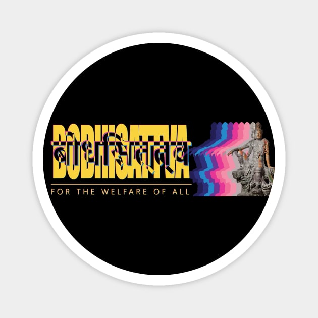 Bodhisattva: For the Welfare of All Magnet by Doc Multiverse Designs